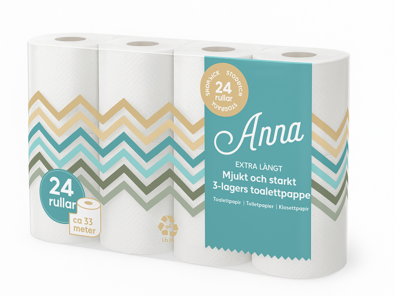 Papperskedjan Anna Toalettpapper